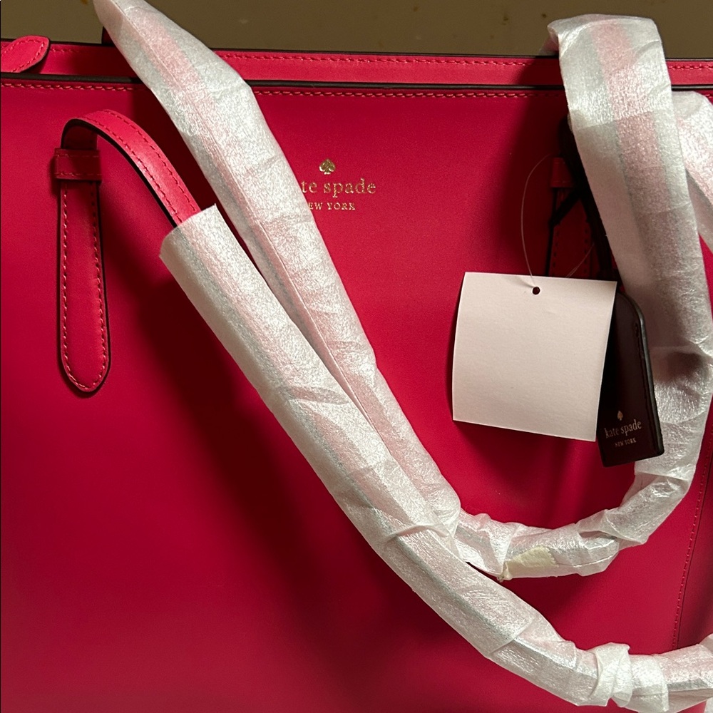 Kate Spade Vibrant Red Tote Bag